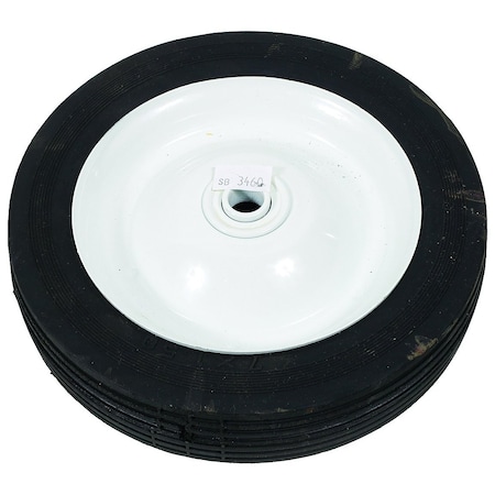 A & I Products WHEEL-DECK, 7X1.5, RIBBED, STEEL-WHITE 7" x7" x2" A-B1SB3460